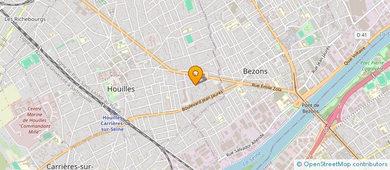 localisation de l'entreprise BATI HOME  HOUILLES