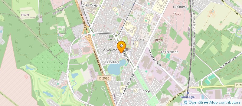 localisation de l'entreprise BATI HOME  ORLEANS