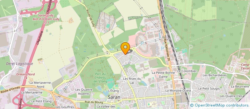 localisation de l'entreprise BATI HOME à SARAN