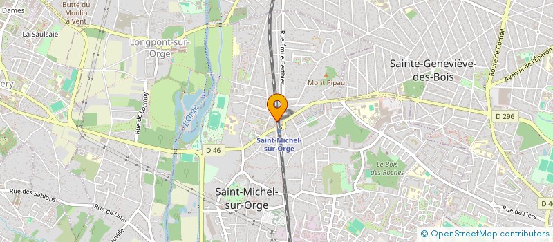 localisation de l'entreprise BATI-HTGB-SUB (B.T.H.T.G.B.S.D.) à SAINT-MICHEL-SUR-ORGE