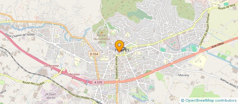 localisation de l'entreprise BATI IERO à HYERES