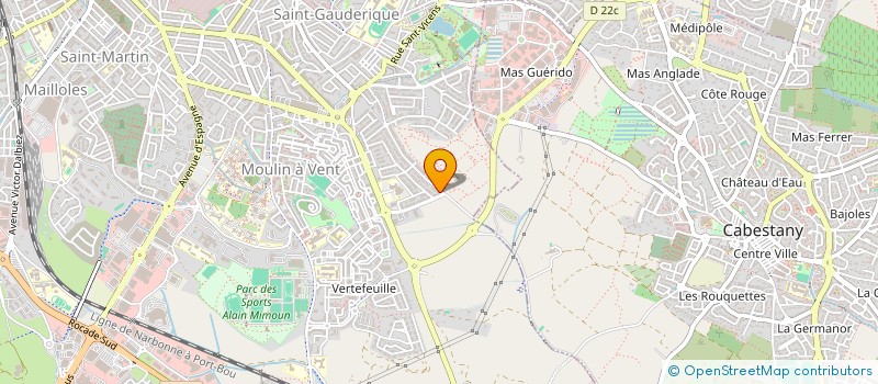 localisation de l'entreprise BATI IMBERT  PERPIGNAN