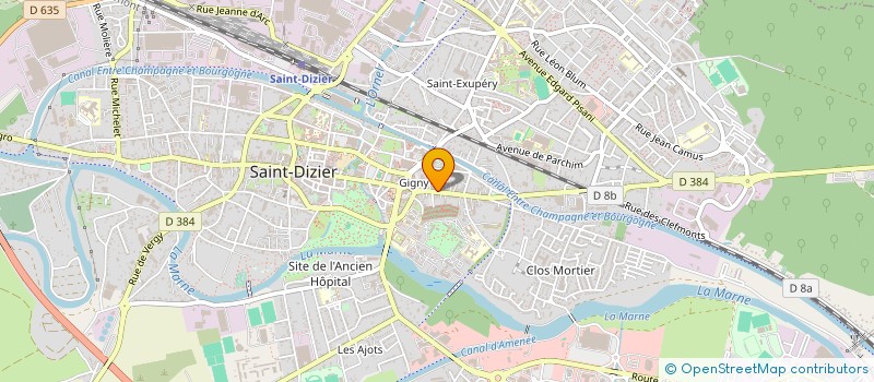 localisation de l'entreprise BATI IMMO BRAGARD à SAINT-DIZIER