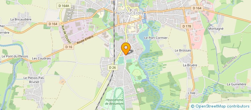 localisation de l'entreprise BATI IMMOBILIER  NORT-SUR-ERDRE