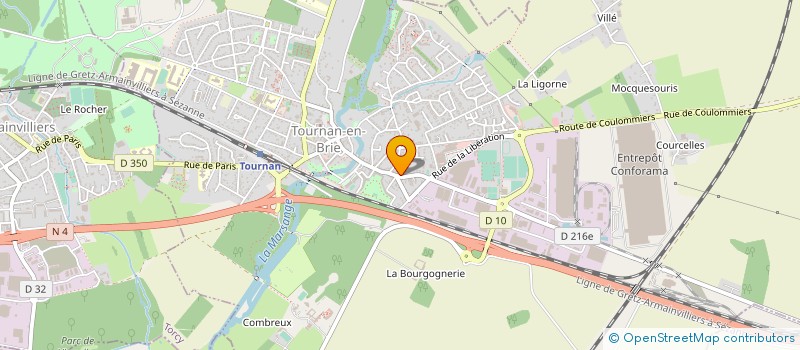 localisation de l'entreprise BATI INDUSTRIE à TOURNAN-EN-BRIE