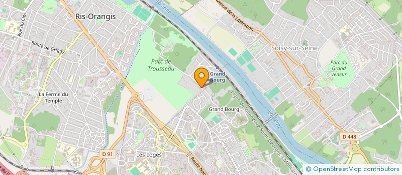 localisation de l'entreprise BATI INDUSTRIE CONCEPT  RIS-ORANGIS