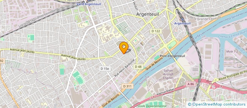 localisation de l'entreprise BATI INGENIERIE  ARGENTEUIL