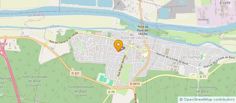 localisation de l'entreprise BATI INSTALLATION  PONT-DE-L'ARCHE