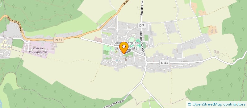 localisation de l'entreprise BATI INVEST  BOIS-L'EVEQUE