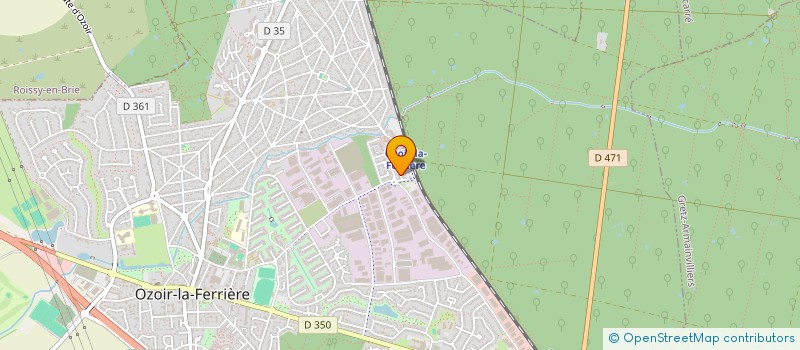 localisation de l'entreprise BATI-ISO à OZOIR-LA-FERRIERE