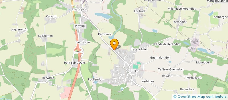 localisation de l'entreprise BATI-JAURES  CALAN