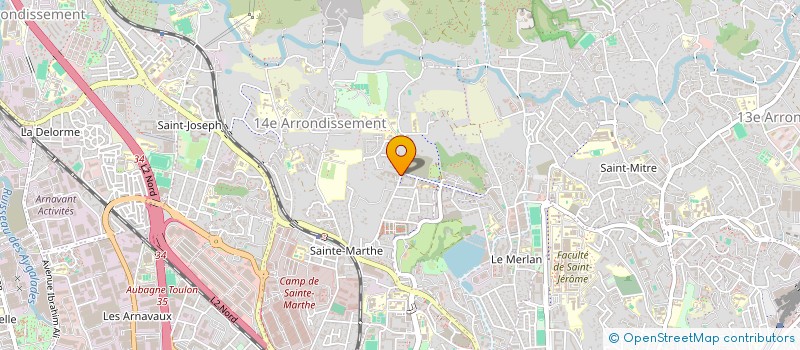 localisation de l'entreprise BATI.JET à MARSEILLE