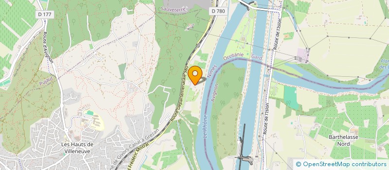 localisation de l'entreprise BATI JUNE SL  VILLENEUVE-LES-AVIGNON