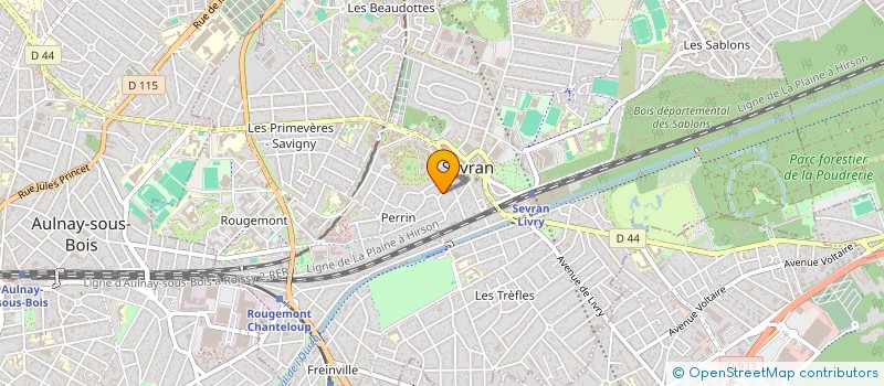 localisation de l'entreprise BATI K à SEVRAN