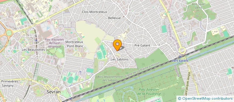 localisation de l'entreprise BATI KAB  SEVRAN