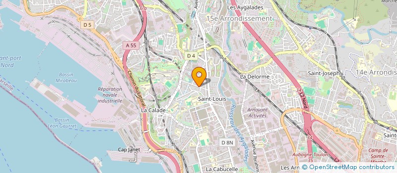 localisation de l'entreprise BATI KAISER à MARSEILLE
