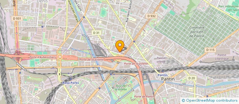 localisation de l'entreprise BATI-KAN à AUBERVILLIERS