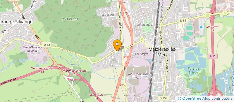 localisation de l'entreprise BATI KENT  MAIZIERES-LES-METZ