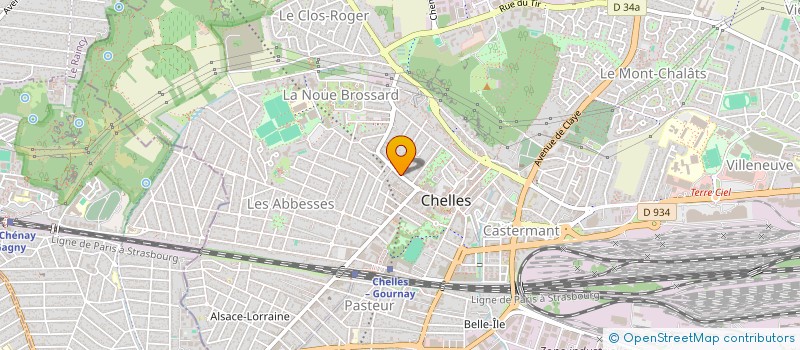 localisation de l'entreprise BATI KENT à CHELLES