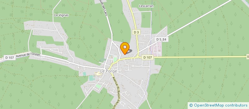 localisation de l'entreprise BATI KM à LE PORGE