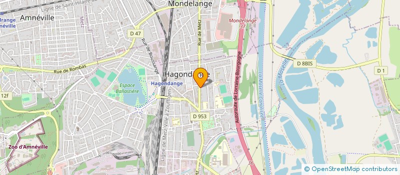 localisation de l'entreprise BATI KOS  HAGONDANGE