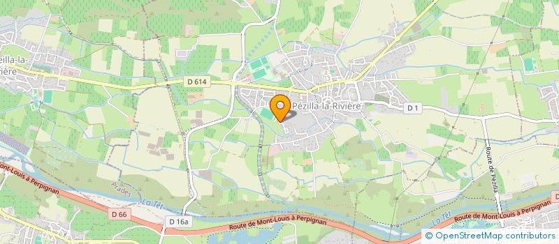 localisation de l'entreprise BATI KRO  PEZILLA-LA-RIVIERE