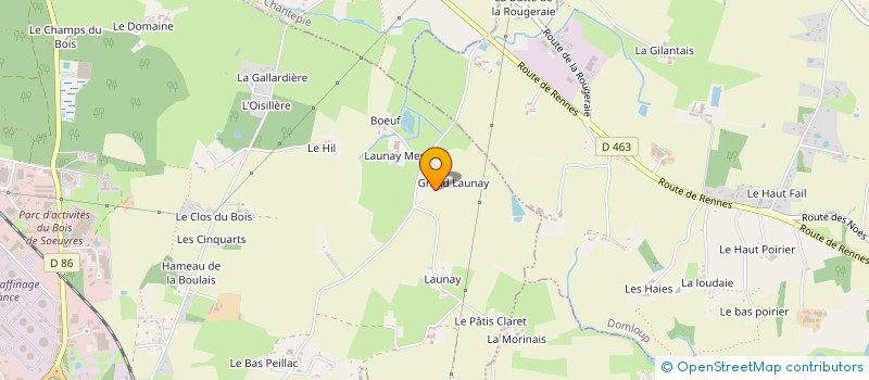 localisation de l'entreprise BATI-LAISNE  VERN-SUR-SEICHE