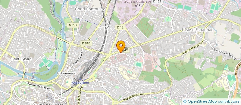 localisation de l'entreprise BATI LANSAU à ANGOULEME