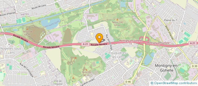 localisation de l'entreprise BATI LAST  FOUQUIERES LES LENS