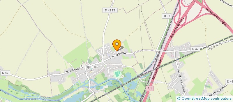 localisation de l'entreprise BATI-LEF à FAMPOUX