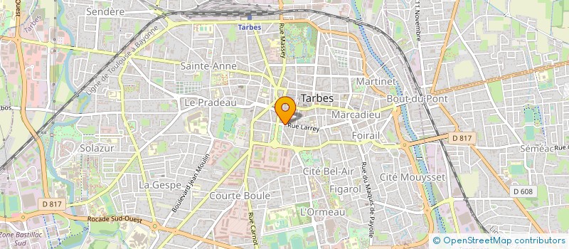 localisation de l'entreprise BATI-LEX  TARBES