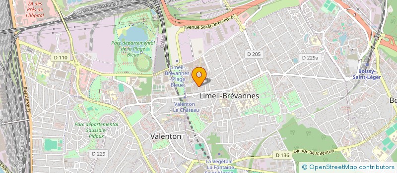 localisation de l'entreprise BATI LIMEIL  LIMEIL-BREVANNES