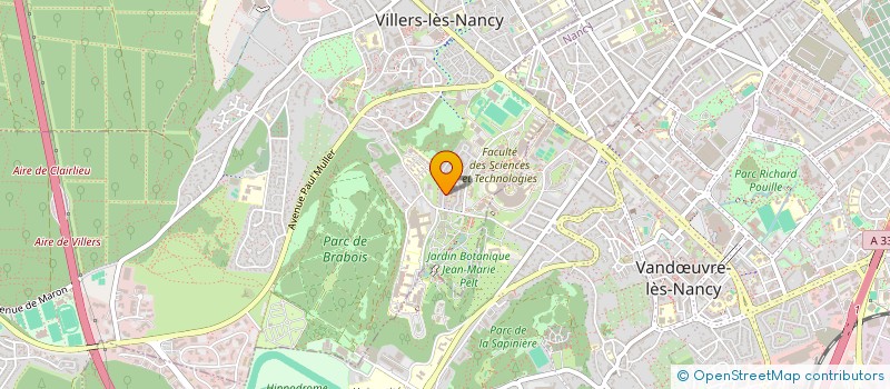 localisation de l'entreprise BATI-LINE à VILLERS-LES-NANCY