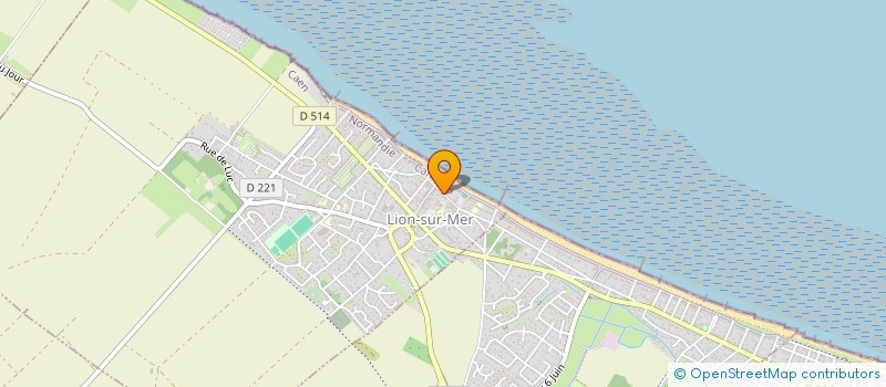 localisation de l'entreprise BATI-LIONNAISE à LION-SUR-MER