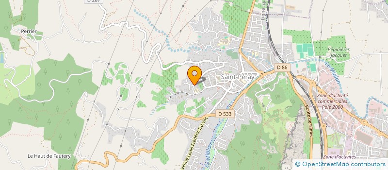 localisation de l'entreprise BATI LOC à SAINT-PERAY