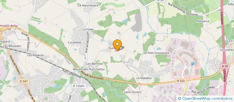 localisation de l'entreprise BATI-LOC à CHAPTELAT