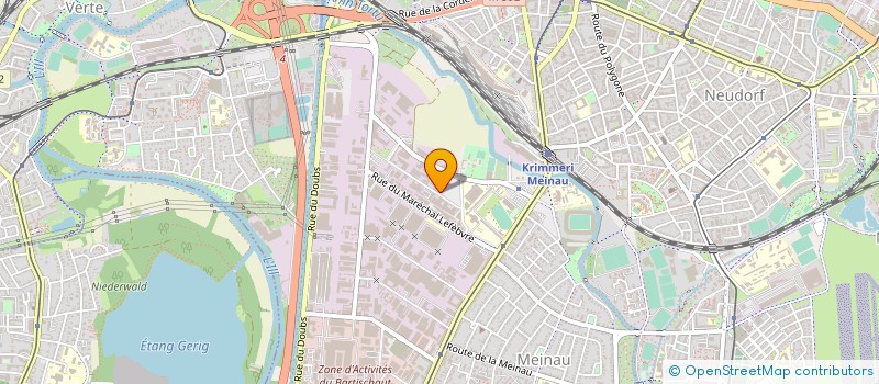 localisation de l'entreprise BATI LOC  STRASBOURG
