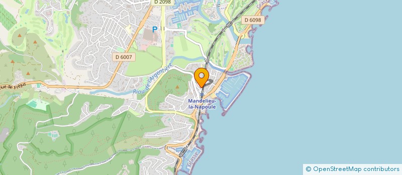 localisation de l'entreprise BATI LOG à MANDELIEU-LA-NAPOULE