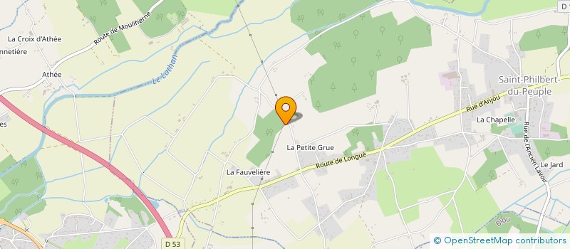 localisation de l'entreprise BATI LOIRE  SAINT-PHILBERT-DU-PEUPLE