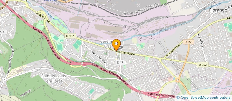 localisation de l'entreprise BATI LOR 57 à SEREMANGE-ERZANGE