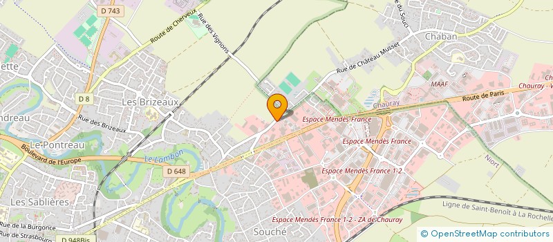 localisation de l'entreprise BATI-LS à NIORT