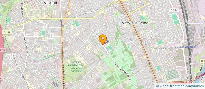 localisation de l'entreprise BATI LUX à VITRY-SUR-SEINE