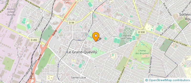 localisation de l'entreprise BATI LUXE à LE GRAND-QUEVILLY