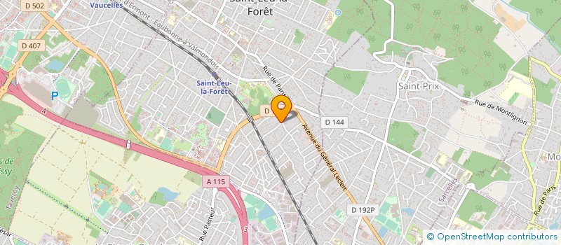 localisation de l'entreprise BATI M  SAINT-LEU-LA-FORET