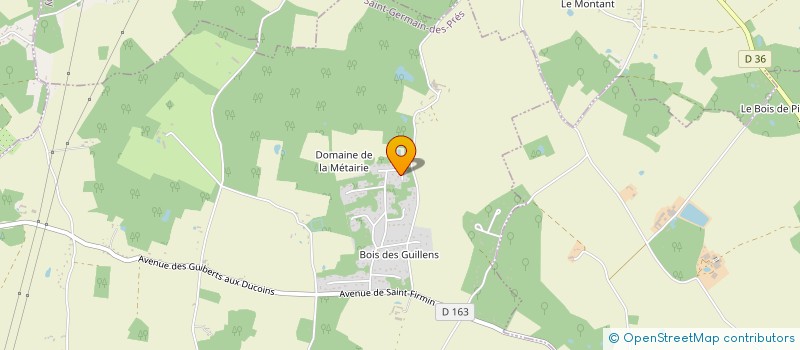 localisation de l'entreprise BATI MAG FARNAULT à SAINT-GERMAIN-DES-PRES
