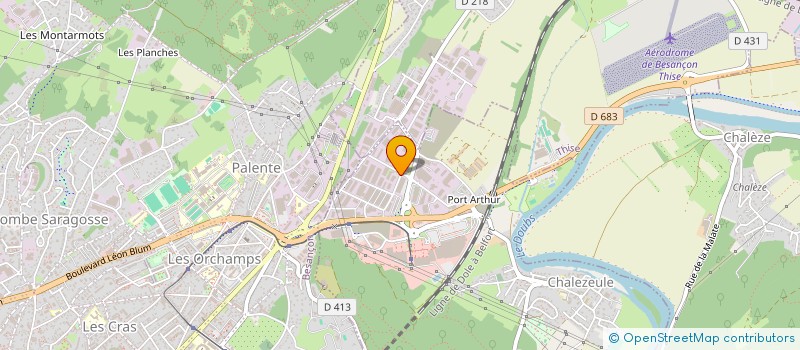 localisation de l'entreprise BATI MAINTENANCE à CHALEZEULE