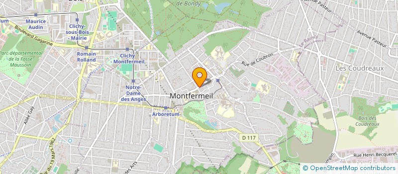 localisation de l'entreprise BATI-MAISON à MONTFERMEIL