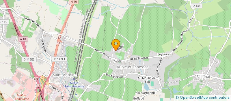 localisation de l'entreprise BATI MAITRISE ELEC  VAL DE VIRVEE