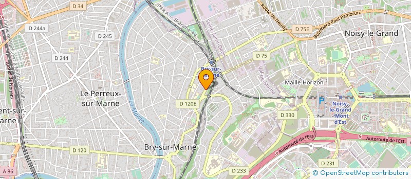 localisation de l'entreprise BATI MAN à BRY-SUR-MARNE
