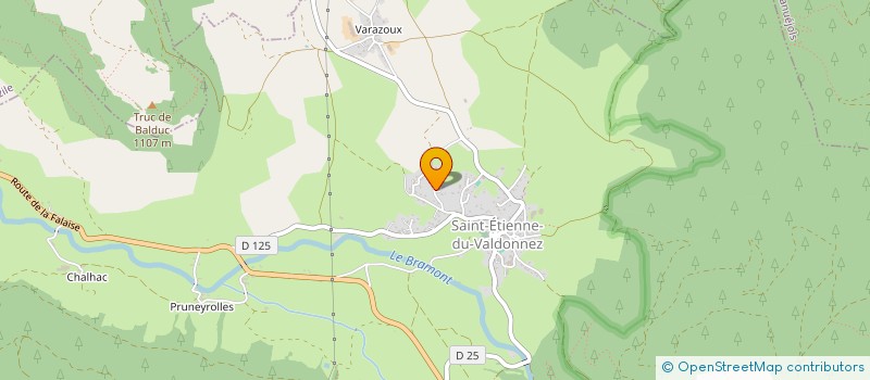 localisation de l'entreprise BATI-MANOS  SAINT-ETIENNE-DU-VALDONNEZ